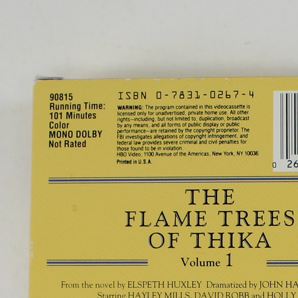 The Flame Trees Of Thika Volume 1 VHS Hayley Mills Sealed 1981