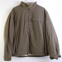 IZOD Men's Size Large Brown Zip Up Jacket