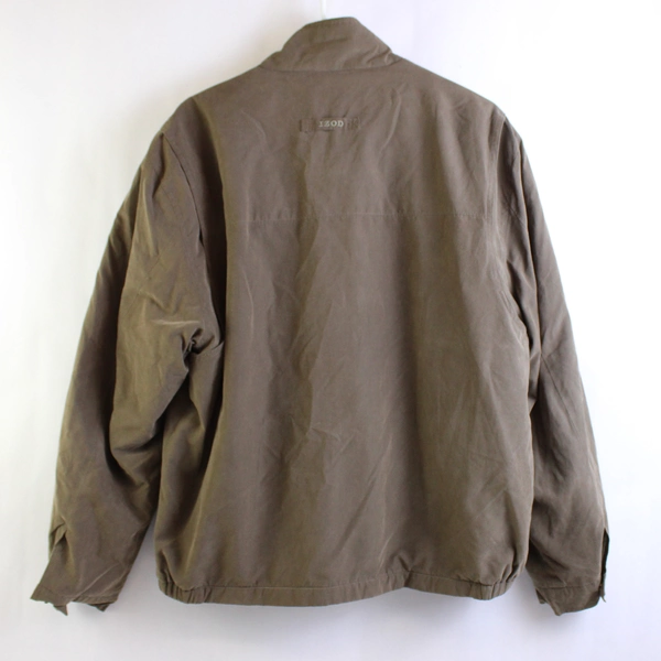 IZOD Men's Size Large Brown Zip Up Jacket