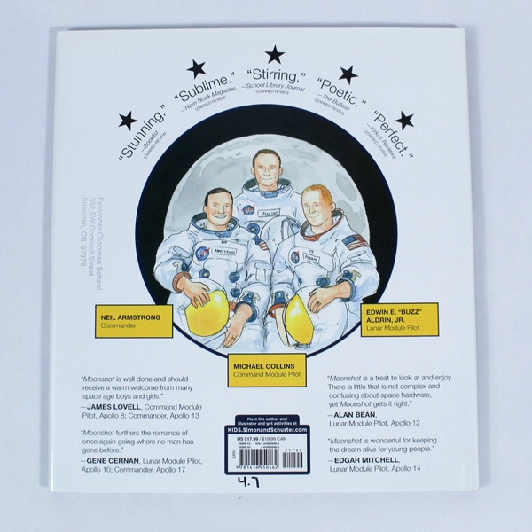 Moonshot: The Flight of Apollo 11 by Brian Floca - Pre-Owned HC Book