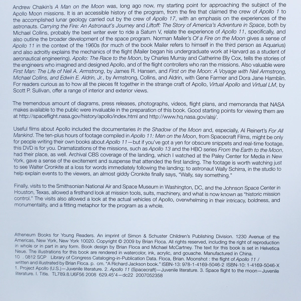 Moonshot: The Flight of Apollo 11 by Brian Floca - Pre-Owned HC Book