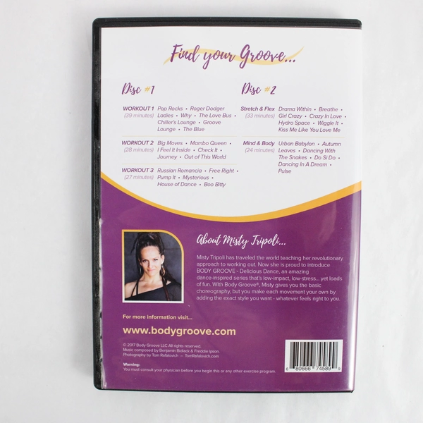Body Groove Delicious Dance Collection Misty Tripoli DVD 2017 2-Disc Set