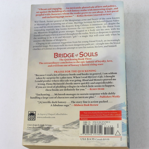 Bridge of Souls by Fiona McIntosh 2004 Paperback - Good Condition