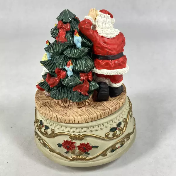 Santas House Christmas Collection Musical Santas 5047 Rotating Music Box