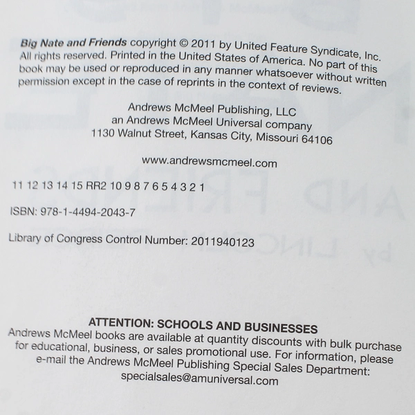 Big Nate and Friends by Lincoln Peirce - Good Pre-Owned Condition