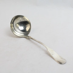 Vintage The Bailey Banks & Biddle Co. 9.5" Fine Silver Plate Soup Gravy Ladle