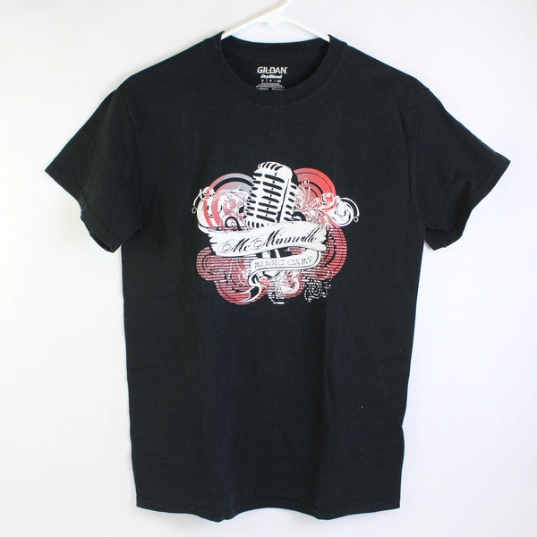 Gildan T-Shirt Black McMinnville Music Camp Men's Size Small