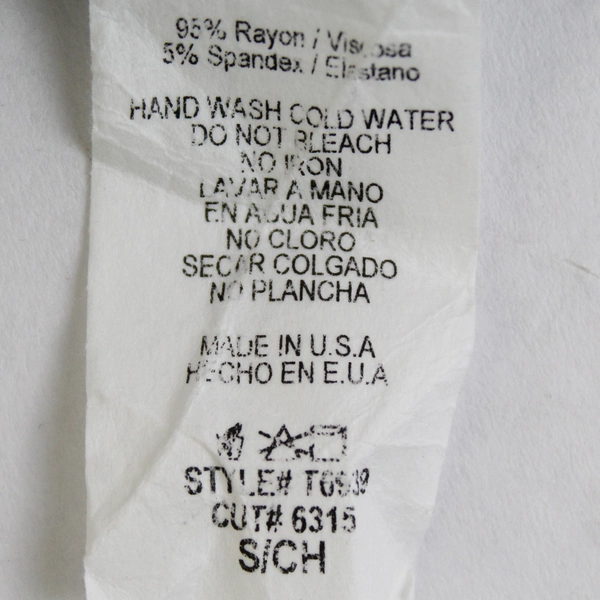 12PM by Mon Ami Women's Size Small Gray Tank Top w/ American Flag