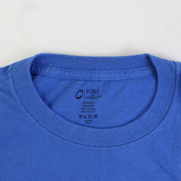 Port & Company T-Shirt Blue Men's Size Small
