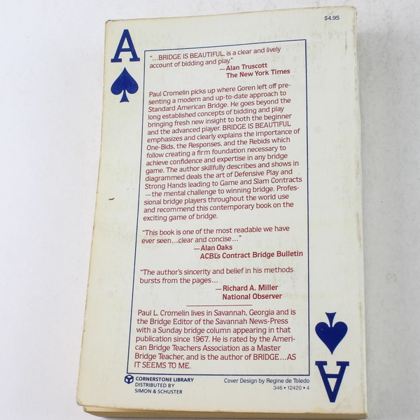 Bridge is Beautiful by Paul L. Cromelin, Paperback, 1977, Good Condition