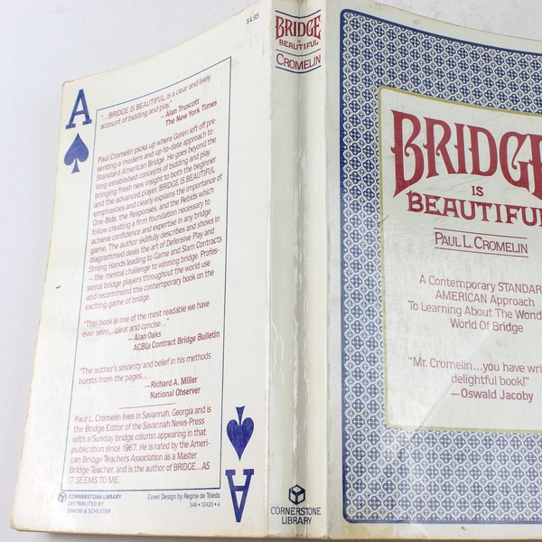 Bridge is Beautiful by Paul L. Cromelin, Paperback, 1977, Good Condition