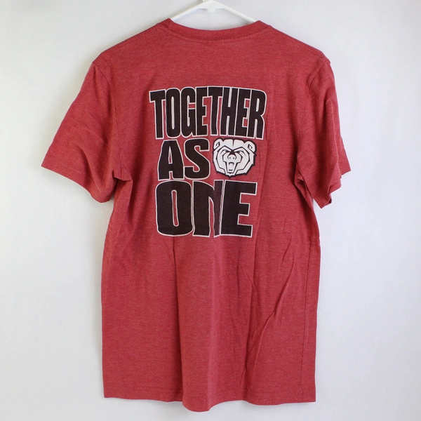 Canvas Size Medium T-Shirt McMinnville High School Grizzlies Together As One
