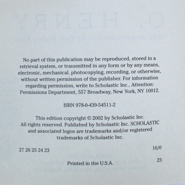 Lot of 2 The Gift of the Magi & Other Stories by O. Henry Paperback 2002