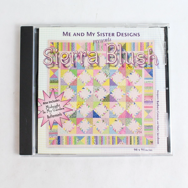 Me and My Sister Designs CD Sierra Blush Includes Midnight In My Garden & Butter