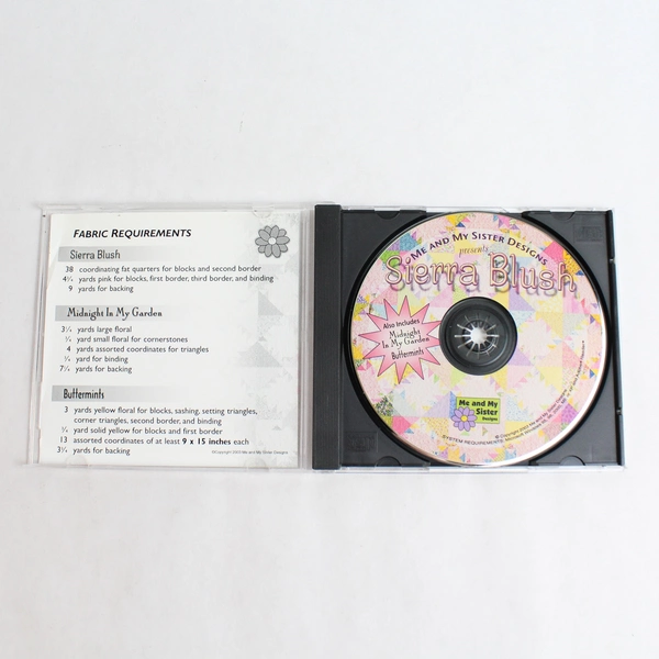 Me and My Sister Designs CD Sierra Blush Includes Midnight In My Garden & Butter