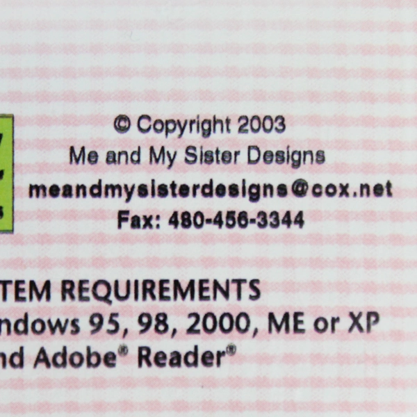 Me and My Sister Designs CD Sierra Blush Includes Midnight In My Garden & Butter