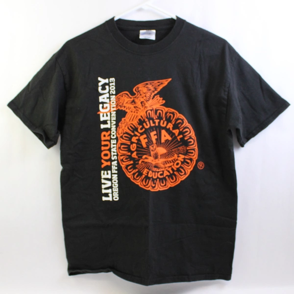 Port & Company Men's Black Size Medium T-Shirt OSU FFA Con 2013 Graphic