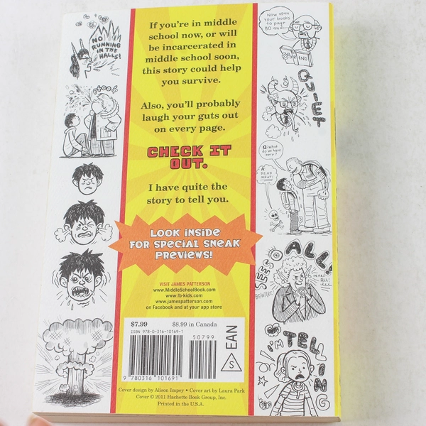 Middle School: The Worst Years of My Life by James Patterson 2011 PB