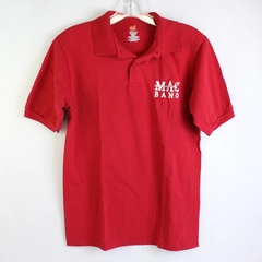 Hanes Polo Shirt Red Short Sleeve Size Small MAC McMinnville High School Band