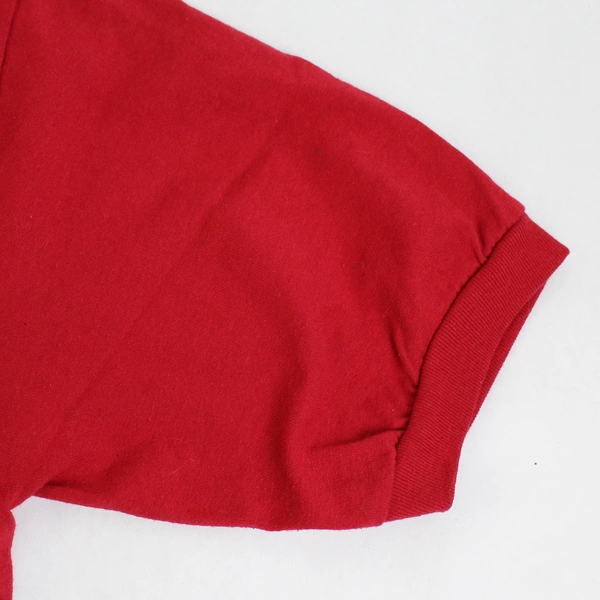 Hanes Polo Shirt Red Short Sleeve Size Small MAC McMinnville High School Band