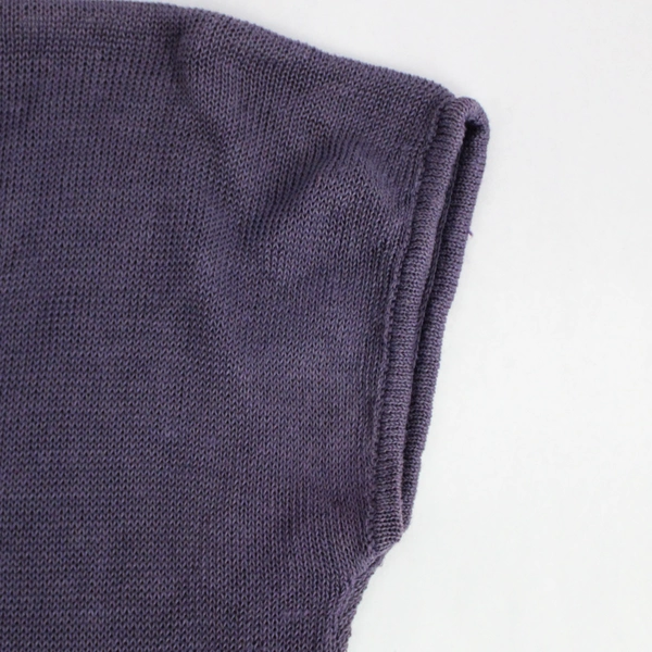 Jerry Leigh Purple Short-Sleeved Knit Top Women's Size Large