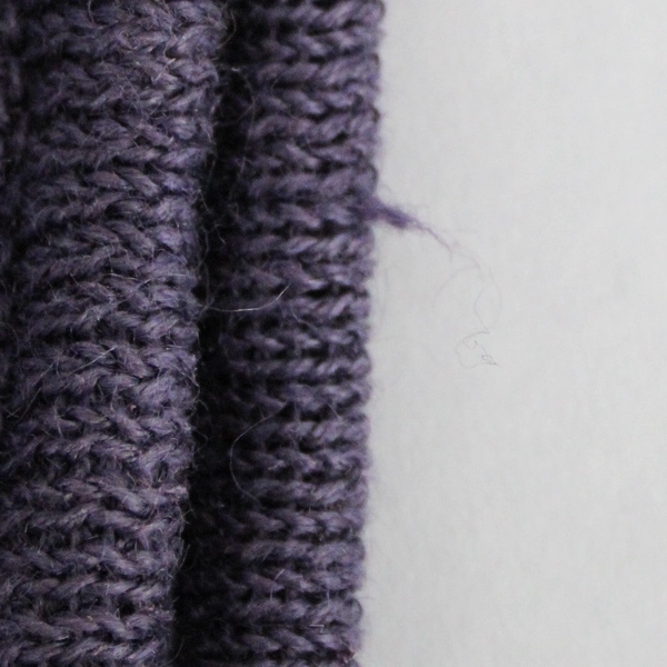 Jerry Leigh Purple Short-Sleeved Knit Top Women's Size Large