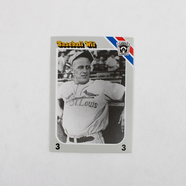 Lot of 54 Vintage 1989 Baseball Wit Cards Black and White