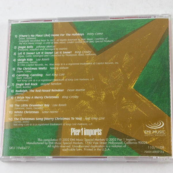 Pier 1 Imports Holiday Classics CD 2002 - Seasonal Favorites Music