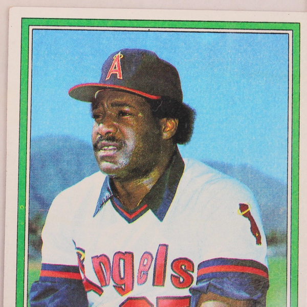 1981 Topps Baseball Trading Card Angels Don Baylor #580