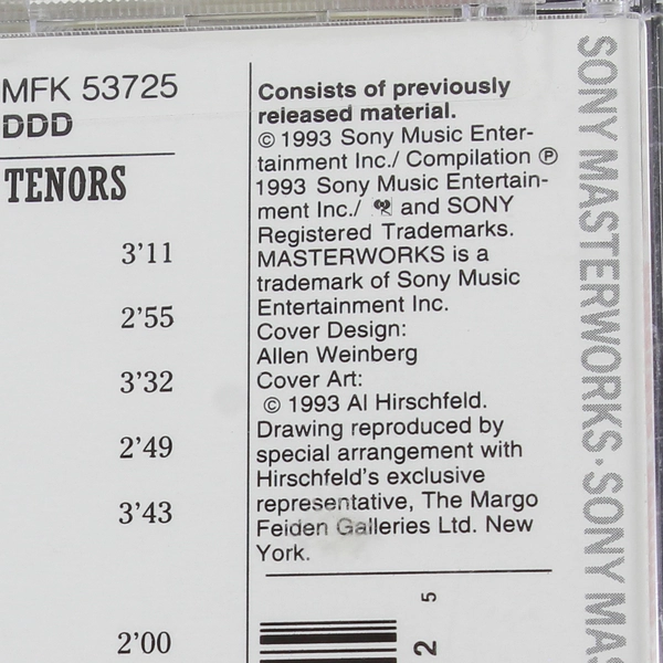 Carreras Domingo Pavarotti Christmas Favorites CD - World's Favorite Tenors