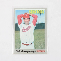 1970 Topps Baseball Trading Card Washington Senators Bob Humphreys #538