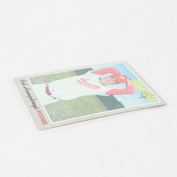 1970 Topps Baseball Trading Card Washington Senators Bob Humphreys #538