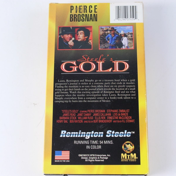 Steele's Gold VHS 1994 Pierce Brosnan