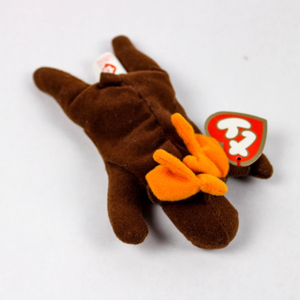 1996 McDonald's Ty Teenie Beanie Babies Chocolate the Moose with Hang Tag