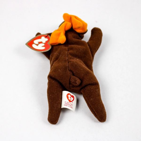 1996 McDonald's Ty Teenie Beanie Babies Chocolate the Moose with Hang Tag