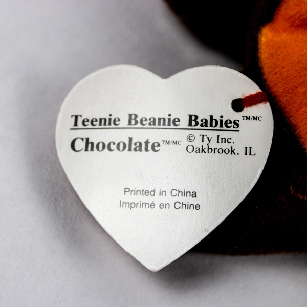1996 McDonald's Ty Teenie Beanie Babies Chocolate the Moose with Hang Tag
