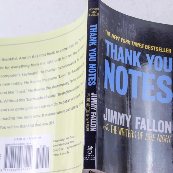 Thank You Notes by Jimmy Fallon, Writers of Late Night - 2011 Paperback