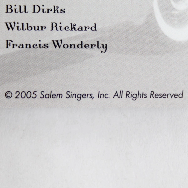 40 Favorites From The Forties and On by The Salem Singers CD 2005