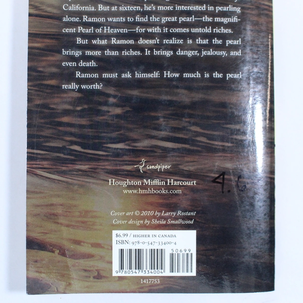 The Black Pearl by Scott O'Dell 2010 PB Pre-owned School Stamp & Writing