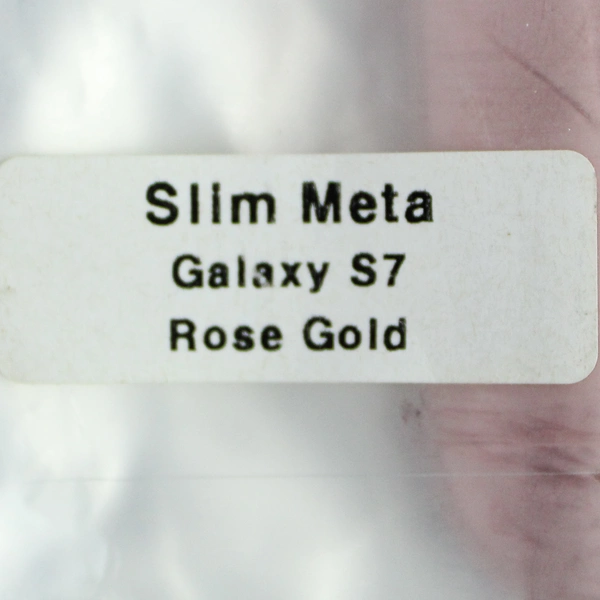 Rose Gold Galaxy S7 Slim Meta Phone Case OBLIQ Brand Unopened