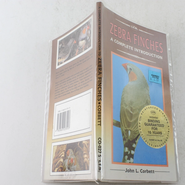 Zebra Finches: A Complete Introduction by John L. Corbett 1987 Paperback