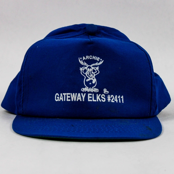 Gateway Elks #2411 Archie Dark Blue Adjustable Strap Ball Cap Hat