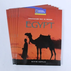 Lot of 6 National Geographic Egypt Books by Kevin Supples, 2013