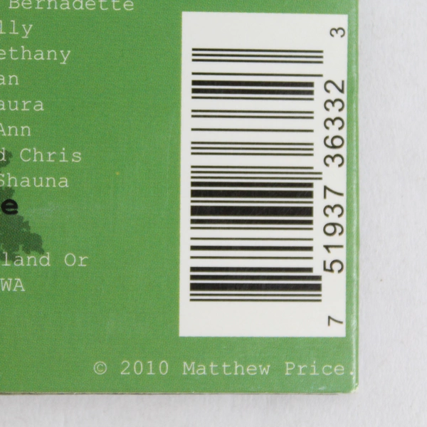 Stranded by Matthew Price CD 2010 CD Baby Acoustic Folk Music