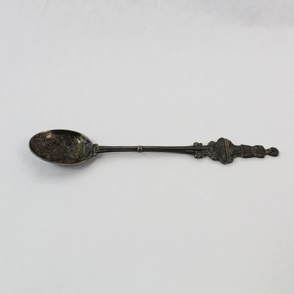 Antique E.P.N.S. Fiji Islands Silver Plated Souvenir Spoon 5" Viti Levi