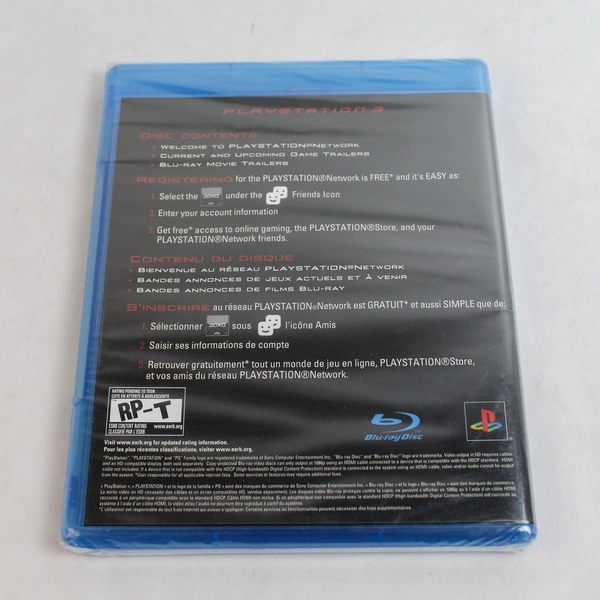 Welcome To PlayStation 3 Blu-ray Video Disc With Movie & Game Trailers Sealed