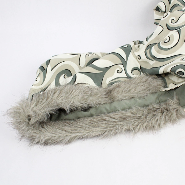 Duffel Sportswear Insulated Coat Parka Women's Medium Hooded Faux Fur