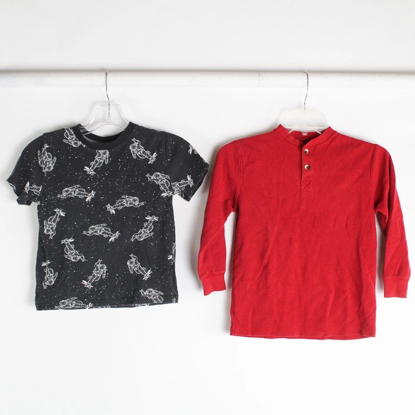 Lot of 2 T-Shirts Boys' Size 6-7 Arizona and Green Soda