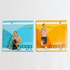 Lot of 2 15 Minute Workouts Yoga Yourself Fitness McDonalds Discs 1 and 4