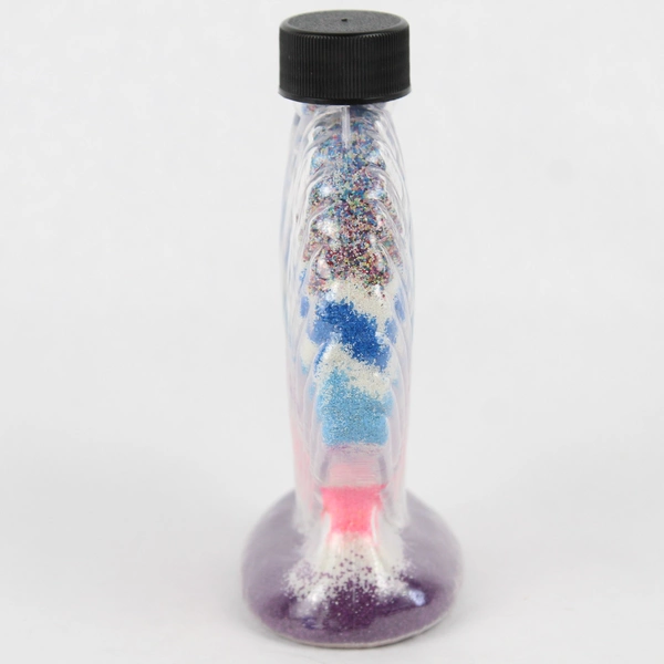 Sand Art In A Sea Shell Shaped Bottle 